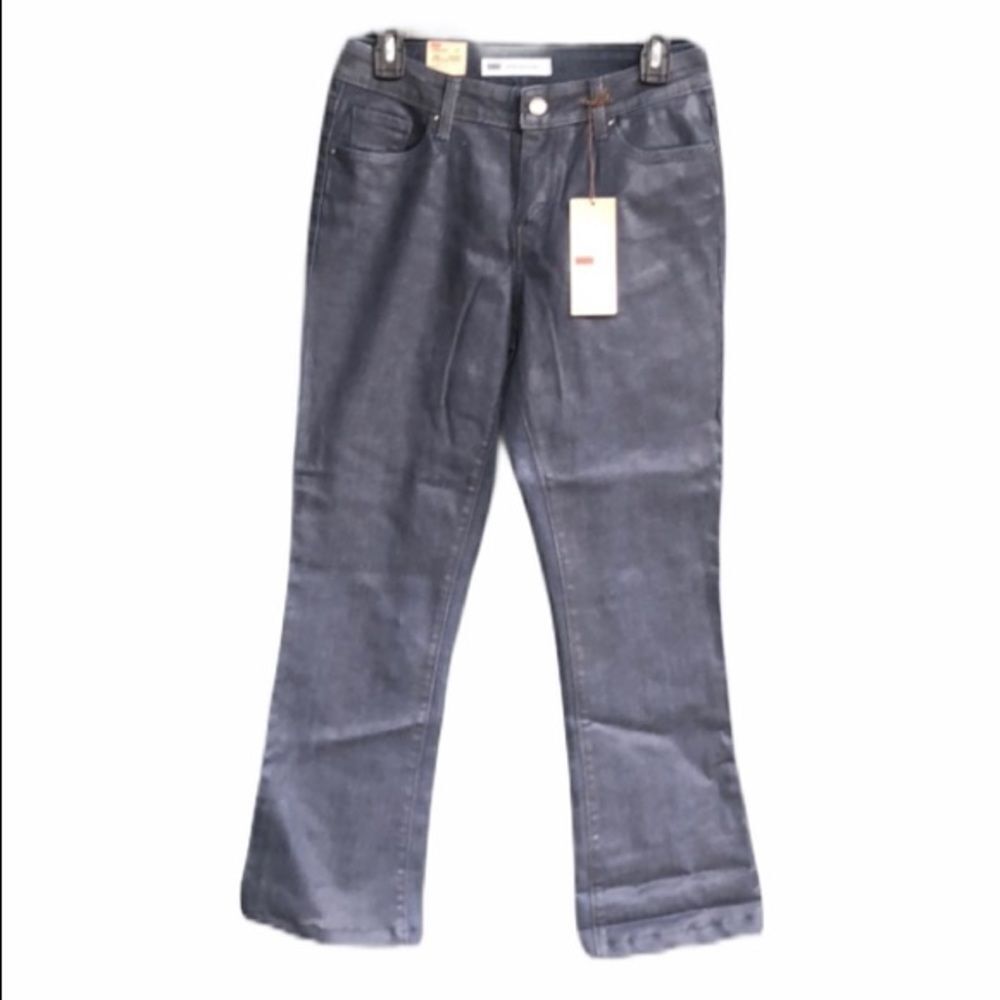 Levi's Mid‎ Rise Bootcut Skinny Waxed Jeans nwt